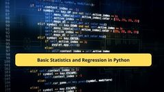 Basic Statistics and Regression in Python